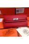 Hermes Kelly Wallet Togo Leather Bi-Fold Purse HA708W Red  Replica