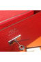 Hermes Kelly Wallet Togo Leather Bi-Fold Purse HA708W Red  Replica