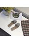 Hermes lady leather Slipper HO808HMJ grey Replica