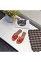Hermes lady leather Slipper HO808HMJ orange Replica