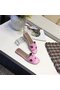 Hermes lady leather Slipper HO808HMJ rose Replica