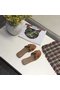 Hermes lady leather Slipper HO809HMJ brown Replica