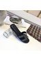 Hermes lady leather Slipper HO812HMJ Silver grey Replica
