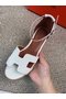 Hermes lady leather Sandals HO844OMF-1  Replica