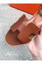 Hermes lady leather Sandals HO844OMF-2  Replica