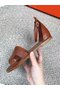 Hermes lady leather Sandals HO844OMF-2  Replica