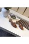 Hermes lady leather Slipper HO815HMJ Heel 5CM brown Replica