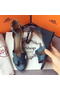 Hermes Leather 70mm Sandal H0741 Blue  Replica