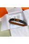 Hermes Leather Belt 24MM 26994  Replica