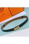 Hermes Leather Belt 24MM 26994  Replica