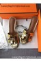 Hermes Leather Slipper HO742 Gold  Replica