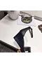 Hermes Legend Wedge Sandal In Black Calfskin  Replica