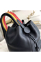 Hermes Licol 17cm Bag In Black Evercolor Calfskin  Replica