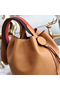 Hermes Licol 17cm Bag In Tan Evercolor Calfskin  Replica