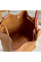 Hermes Licol 17cm Bag In Tan Evercolor Calfskin  Replica