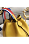 Hermes Licol 17cm Bag In Yellow Evercolor Calfskin  Replica