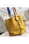 Hermes Licol 17cm Bag In Yellow Evercolor Calfskin  Replica