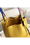 Hermes Licol 17cm Bag In Yellow Evercolor Calfskin  Replica