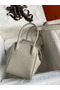 Hermes Lindy 26 Handmade Bag In Beton Clemence Leather  Replica