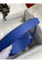 Hermes Lindy 26 Handmade Bag In Blue Electric Clemence Leather  Replica