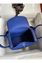 Hermes Lindy 26 Handmade Bag In Blue Electric Clemence Leather  Replica