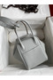 Hermes Lindy 26 Handmade Bag In Blue Glacier Clemence Leather  Replica