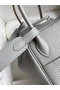 Hermes Lindy 26 Handmade Bag In Blue Glacier Clemence Leather  Replica