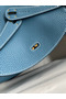 Hermes Lindy 26 Handmade Bag In Blue Jean Clemence Leather  Replica