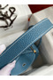 Hermes Lindy 26 Handmade Bag In Blue Jean Clemence Leather  Replica