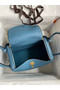 Hermes Lindy 26 Handmade Bag In Blue Jean Clemence Leather  Replica