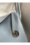 Hermes Lindy 26 Handmade Bag In Blue Lin Evercolor Leather  Replica