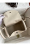 Hermes Lindy 26 Handmade Bag In Craie Clemence Leather  Replica