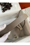 Hermes Lindy 26 Handmade Bag In Gris Asphalt Clemence Leather  Replica