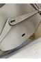 Hermes Lindy 26 Handmade Bag In Gris Asphalt Evercolor Leather  Replica