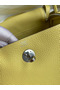 Hermes Lindy 26 Handmade Bag In Jaune Poussin Clemence Leather  Replica