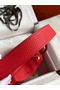 Hermes Lindy 26 Handmade Bag In Red Clemence Leather  Replica