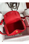 Hermes Lindy 26 Handmade Bag In Red Clemence Leather  Replica