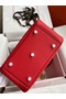 Hermes Lindy 26 Handmade Bag In Red Clemence Leather  Replica