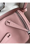 Hermes Lindy 26 Handmade Bag In Rose Sakura Swift Calfskin  Replica