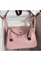 Hermes Lindy 26 Handmade Bag In Rose Sakura Swift Calfskin  Replica