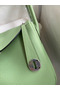 Hermes Lindy 26 Handmade Bag In Vert Cypres Clemence Leather  Replica