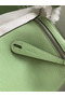 Hermes Lindy 26 Handmade Bag In Vert Cypres Clemence Leather  Replica