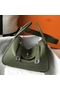Hermes Lindy 26cm Bag In Canopee Clemence Leather PHW  Replica