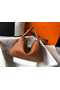 Hermes Lindy 26cm Bag In Gold Clemence Leather GHW  Replica