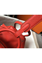 Hermes Lindy 26cm Bag In Red Clemence Leather PHW  Replica