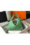 Hermes Lindy 26cm Bag In Vert Criquet Clemence Leather GHW  Replica