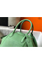 Hermes Lindy 26cm Bag In Vert Criquet Clemence Leather GHW  Replica