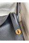 Hermes Lindy 30 Handmade Bag In Black Clemence Leather  Replica