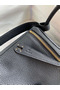 Hermes Lindy 30 Handmade Bag In Black Clemence Leather  Replica