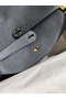 Hermes Lindy 30 Handmade Bag In Black Clemence Leather  Replica